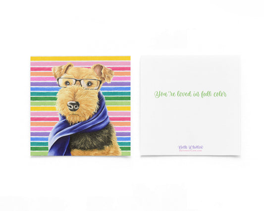 Case In Full Color Flat Notecard