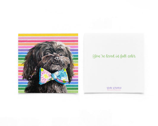 Chip In Full Color Flat Notecard