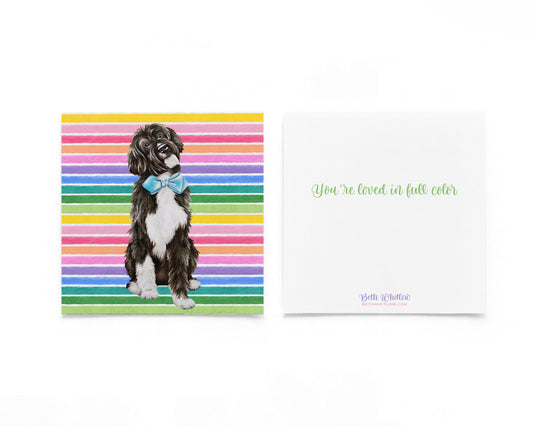 Gus In Full Color Flat Notecard