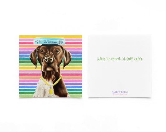 EmmyLou In Full Color Flat Notecard