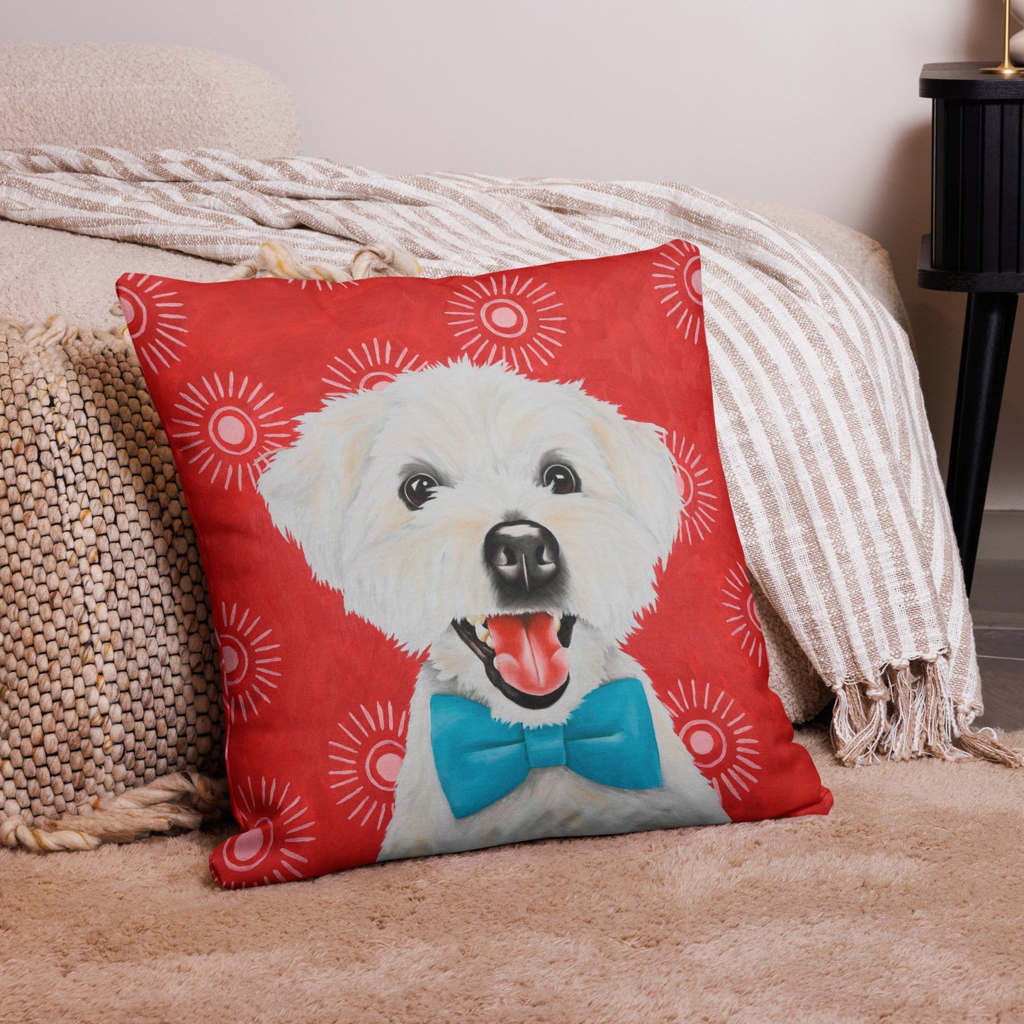 Portrait Pillow - Herbie