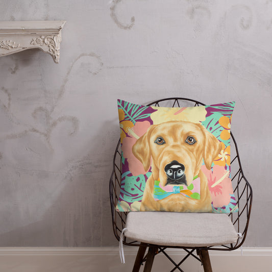 Portrait Pillow - Chewy