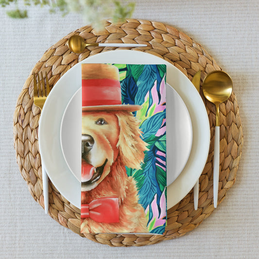 Golden in Paradise Cloth Napkin Set