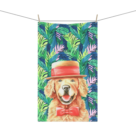 Golden In Paradise Tea Towel