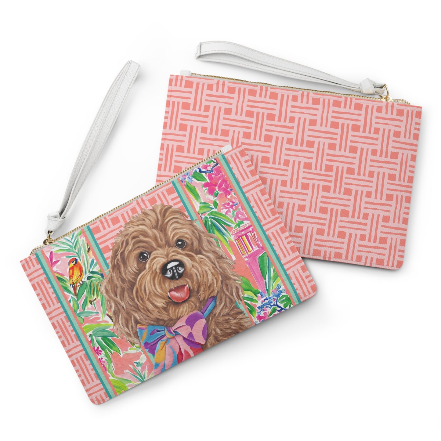 Tess the Cockapoo Card Clutch