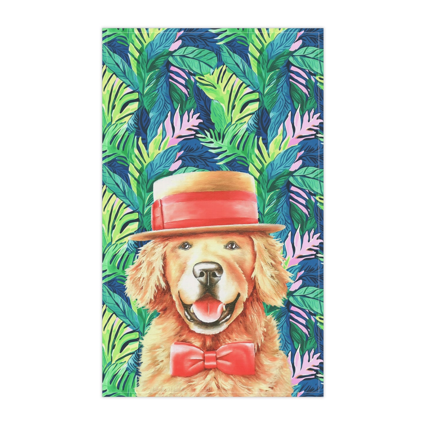 Golden In Paradise Tea Towel