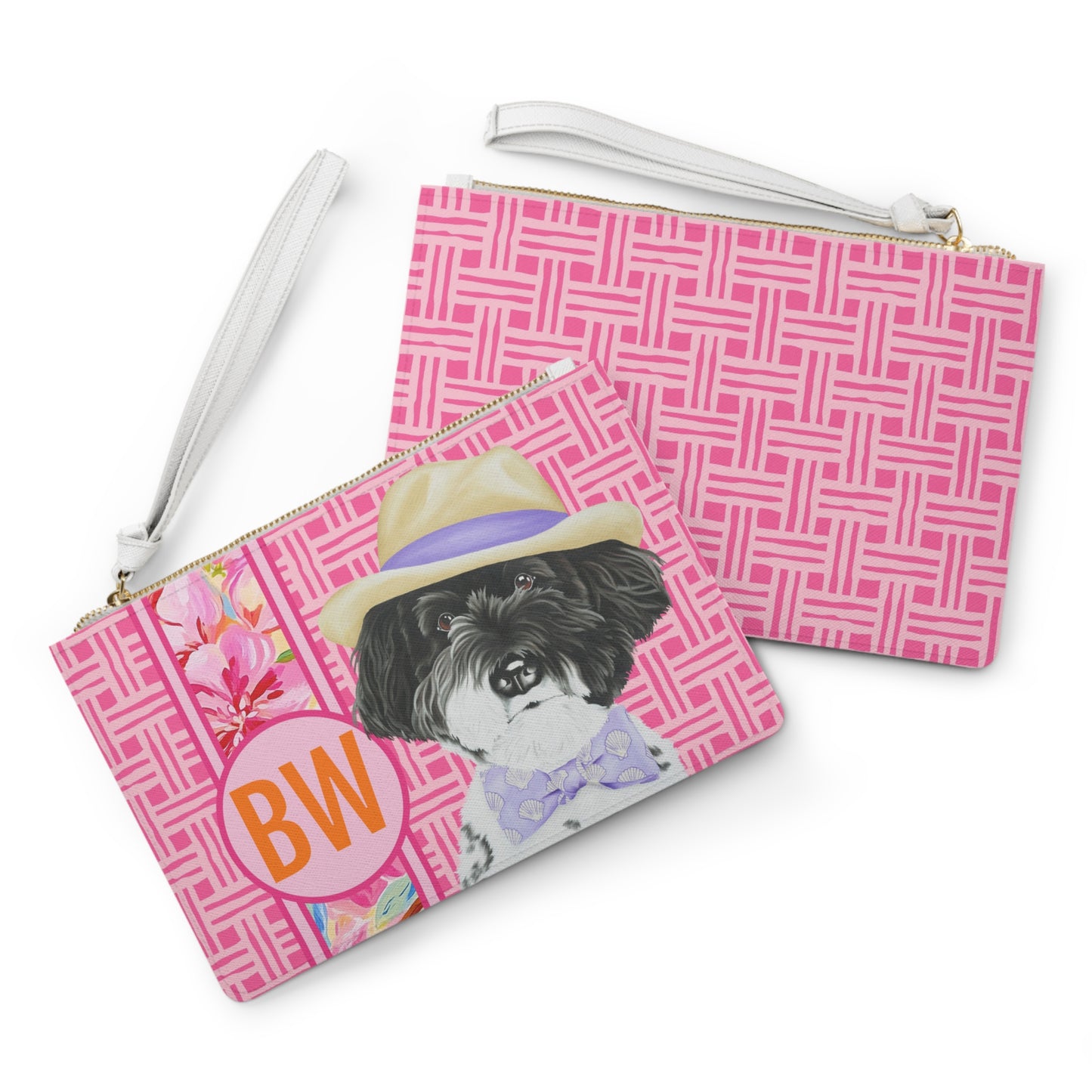 Baron von Schnauzer Custom Card Clutch