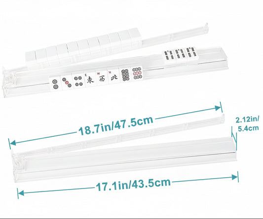 Product size measurement chart with dimensions labeled on a white background