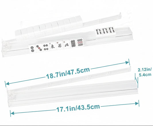 Product size measurement chart with dimensions labeled on a white background