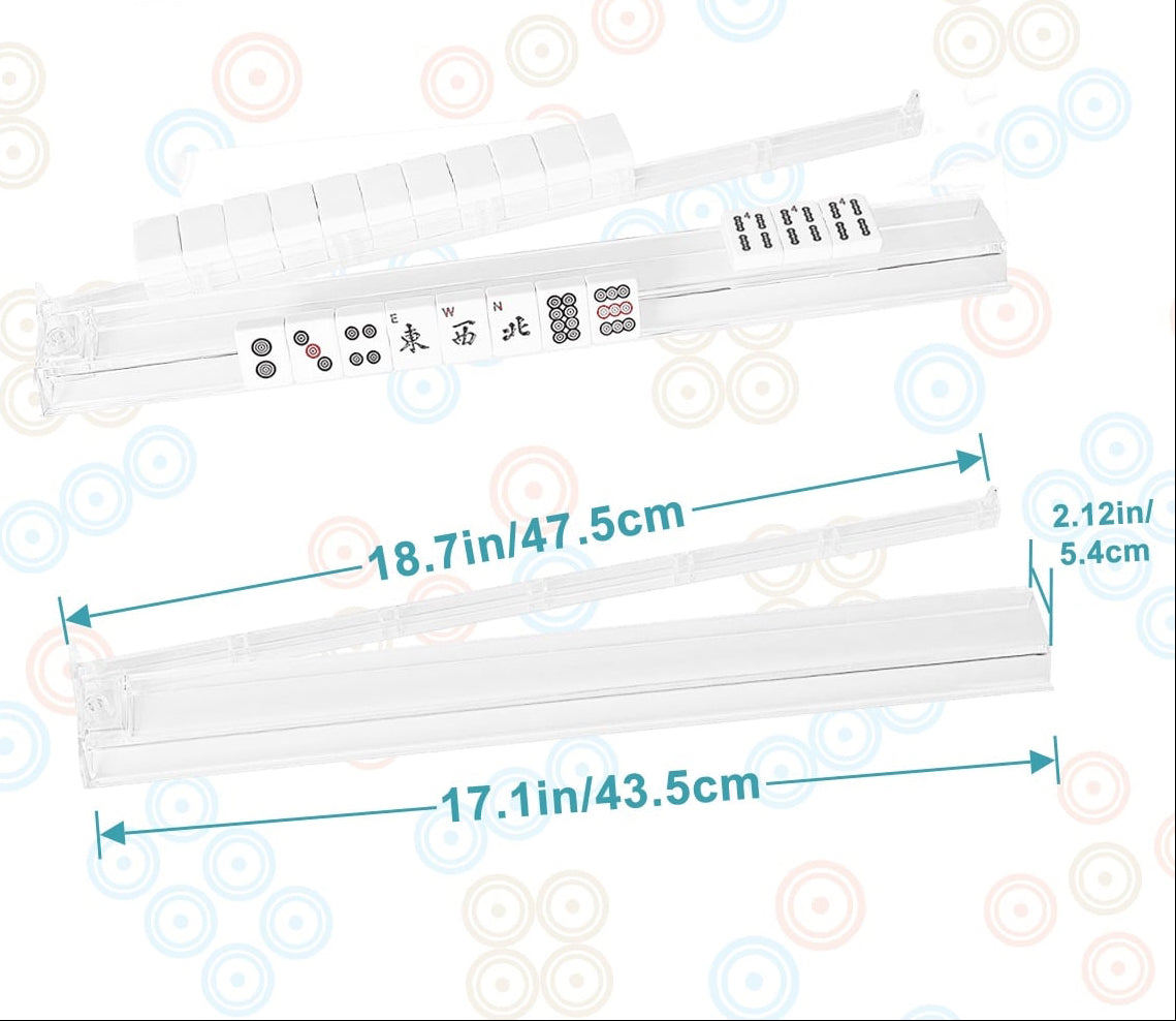 Product size measurement chart with dimensions labeled on a white background