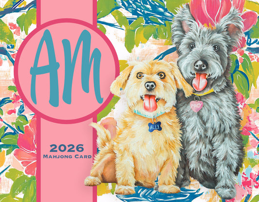 Personalized Mahjong Card Sticker - Ally and Macy