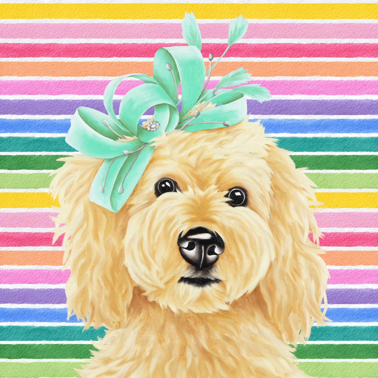 Annie In Full Color Flat Notecard