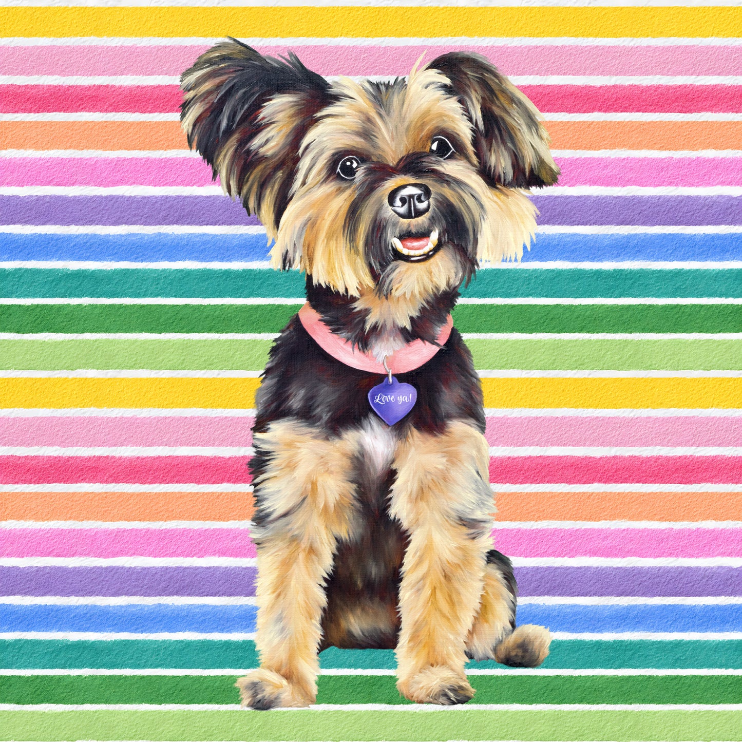 Bailey Flat In Full Color Notecard