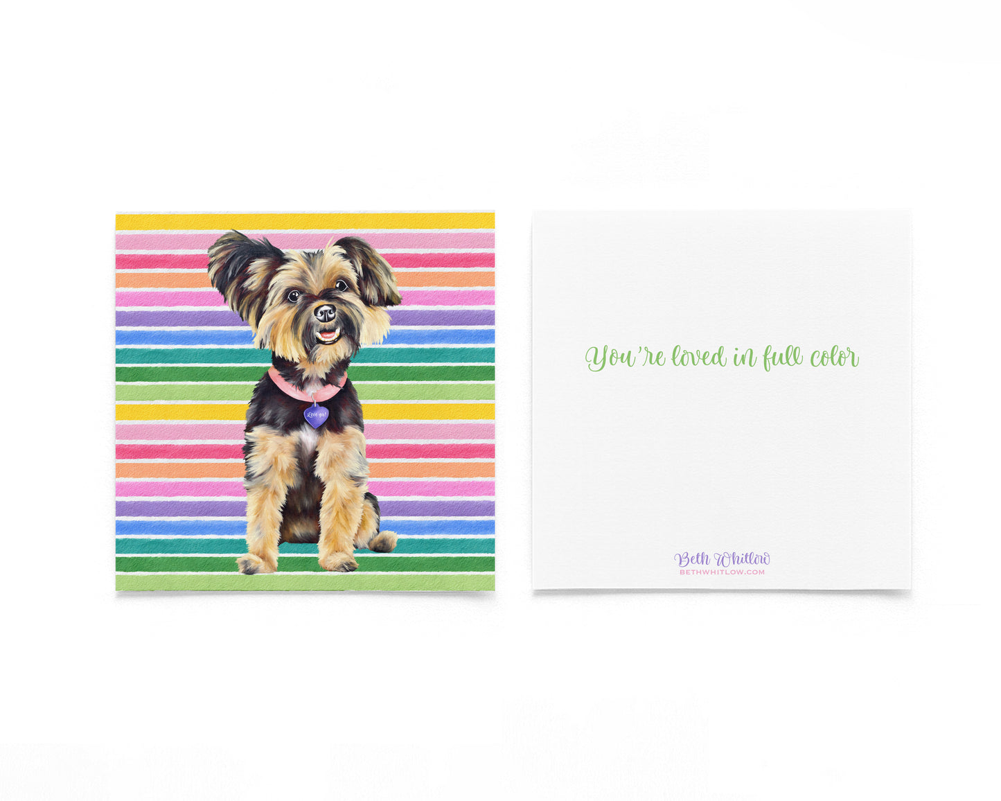 Bailey Flat In Full Color Notecard