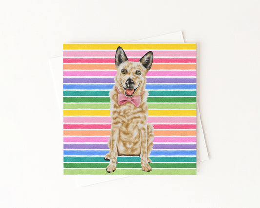 Biggs In Full Color Flat Notecard