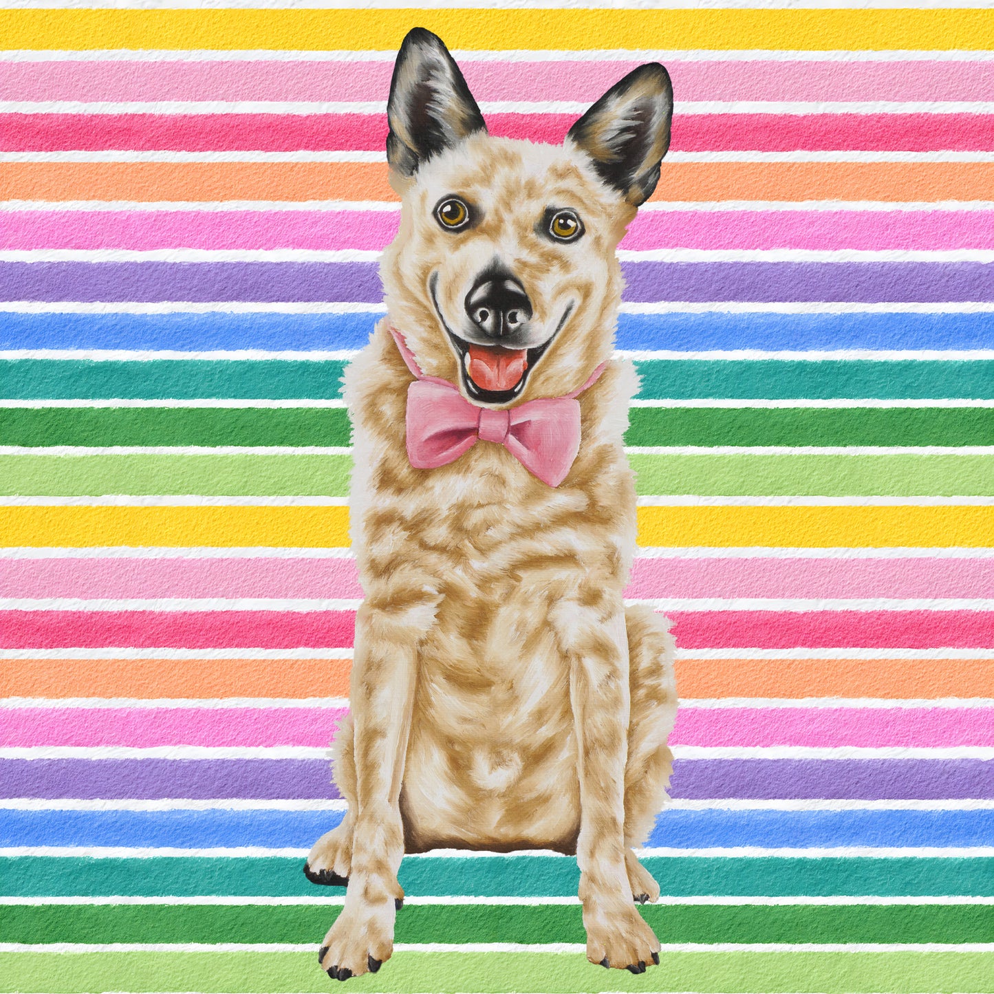 Biggs In Full Color Flat Notecard