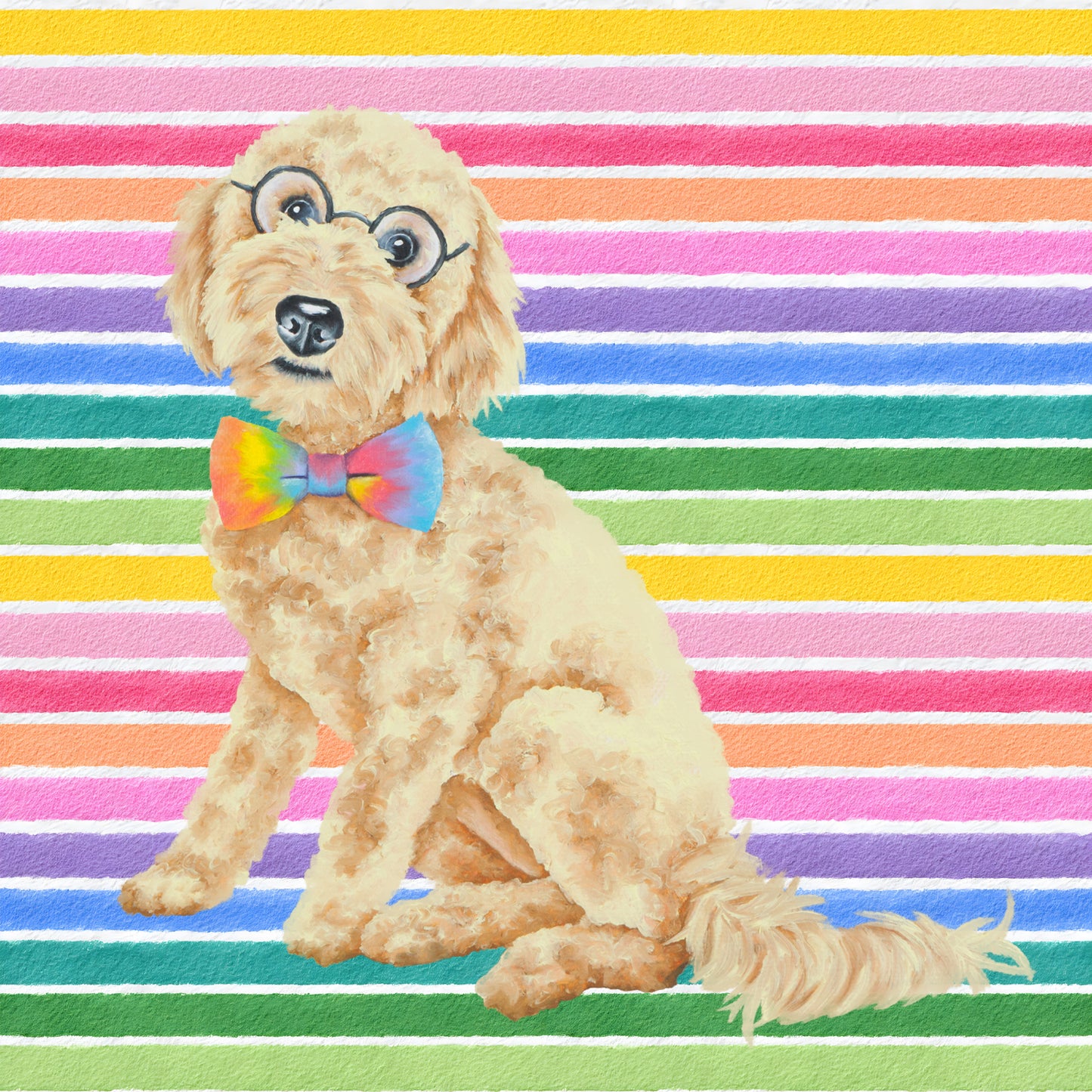 Bo Flat In Full Color Notecard
