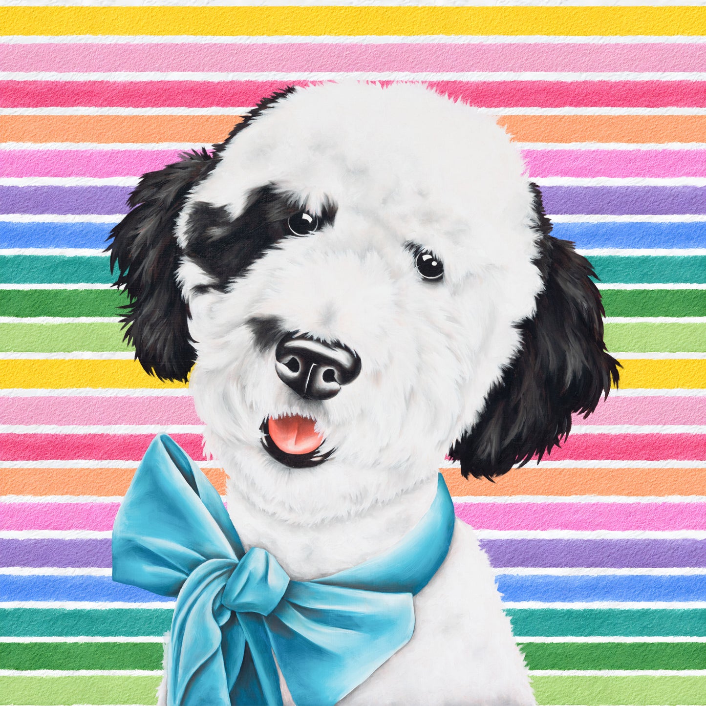 Bon Bon In Full Color Flat Notecard