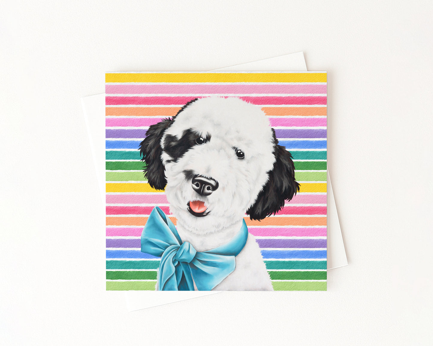 Bon Bon In Full Color Flat Notecard