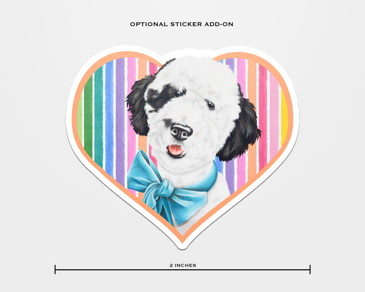 Bon Bon In Full Color Flat Notecard
