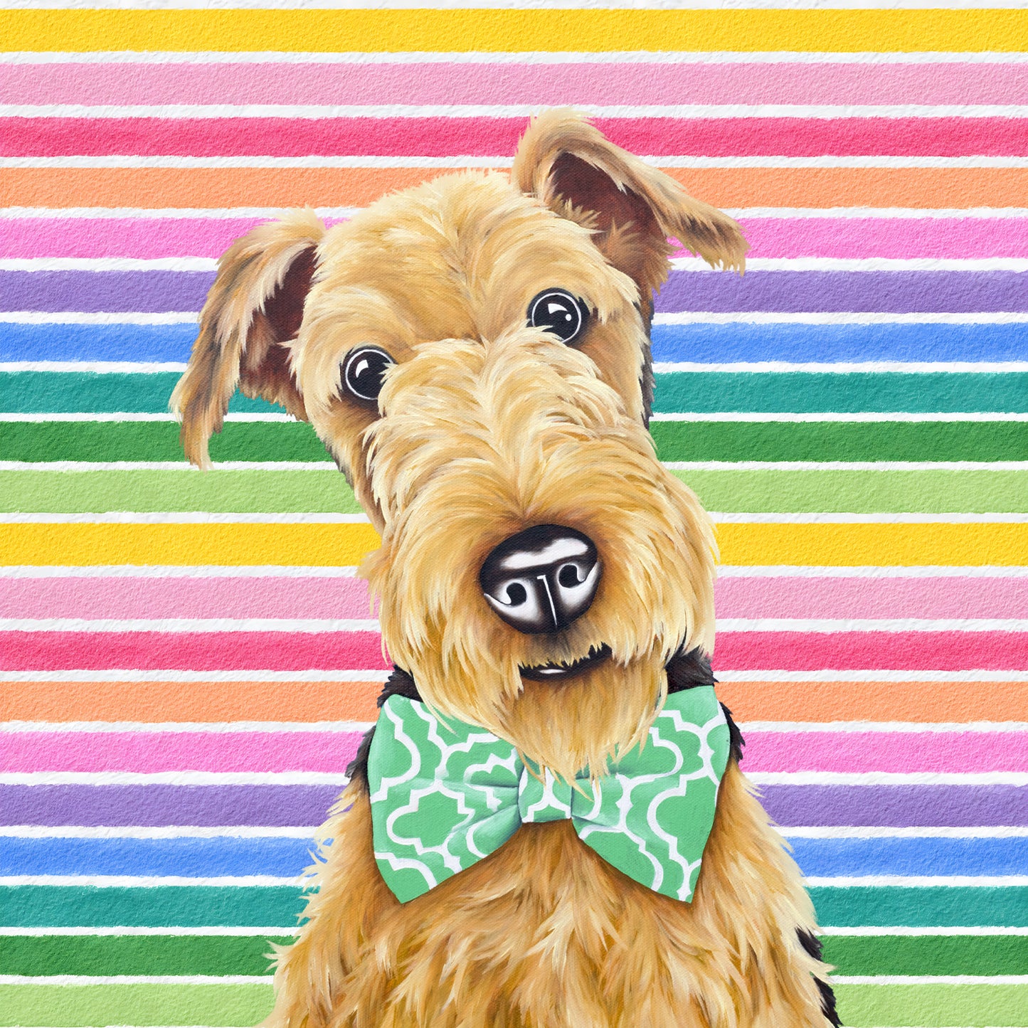 Boris  In Full Color Flat Notecard