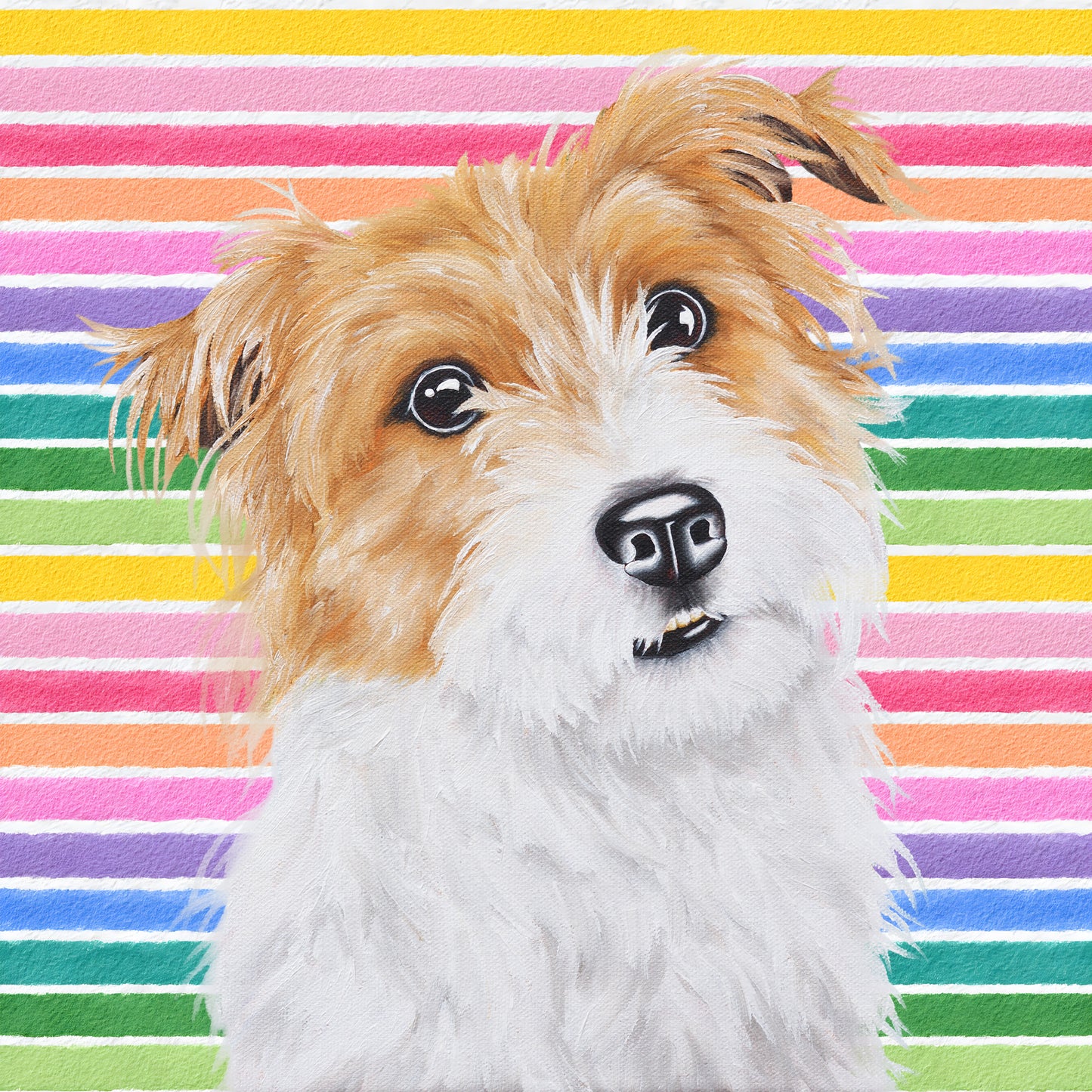 Charlie O In Full Color Flat Notecard