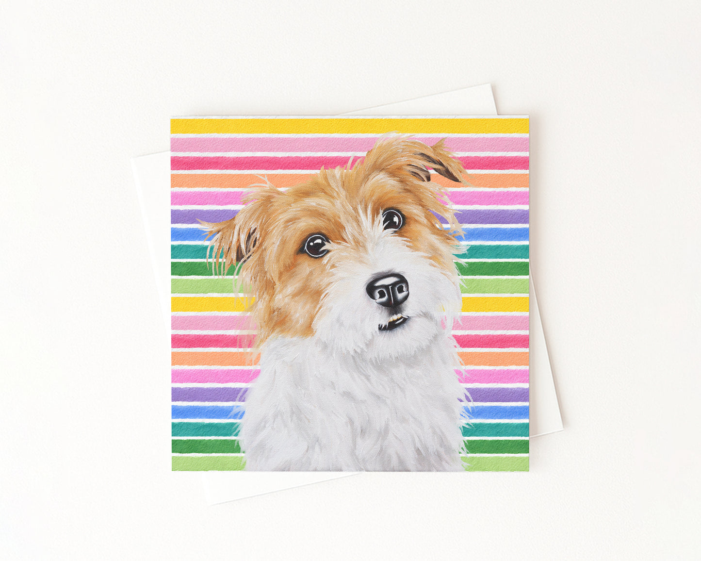 Charlie O In Full Color Flat Notecard