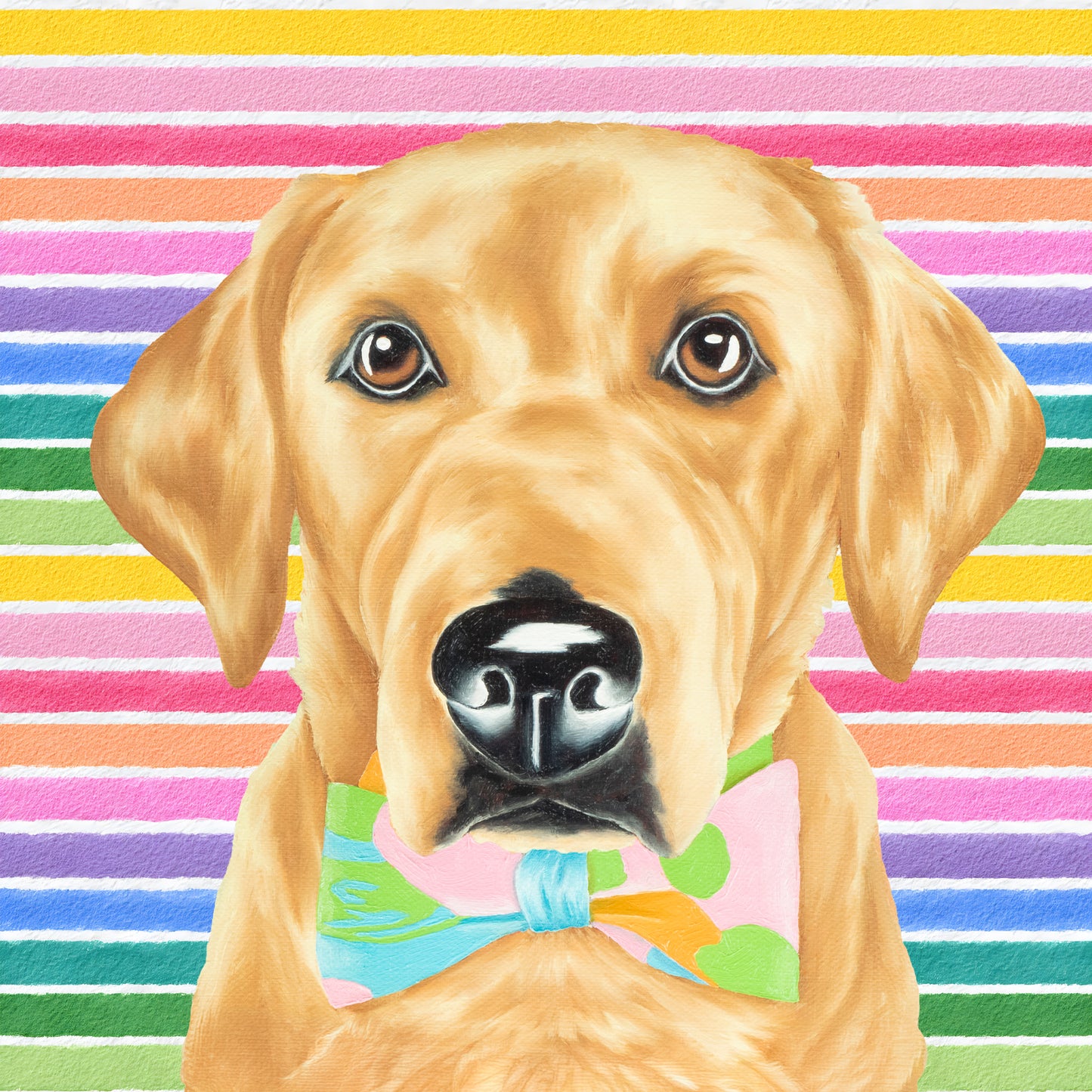 Chewy In Full Color Flat Notecard
