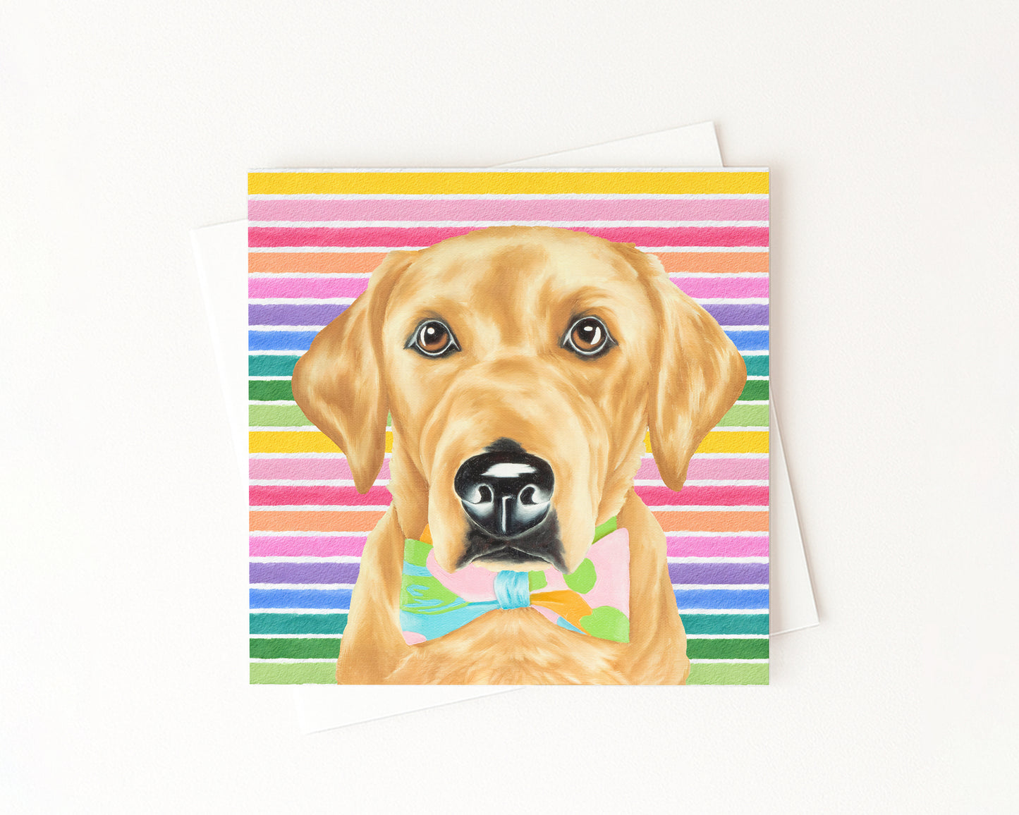 Chewy In Full Color Flat Notecard
