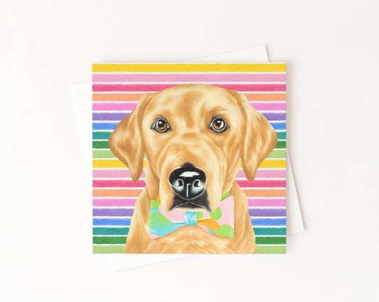 Chewy In Full Color Flat Notecard