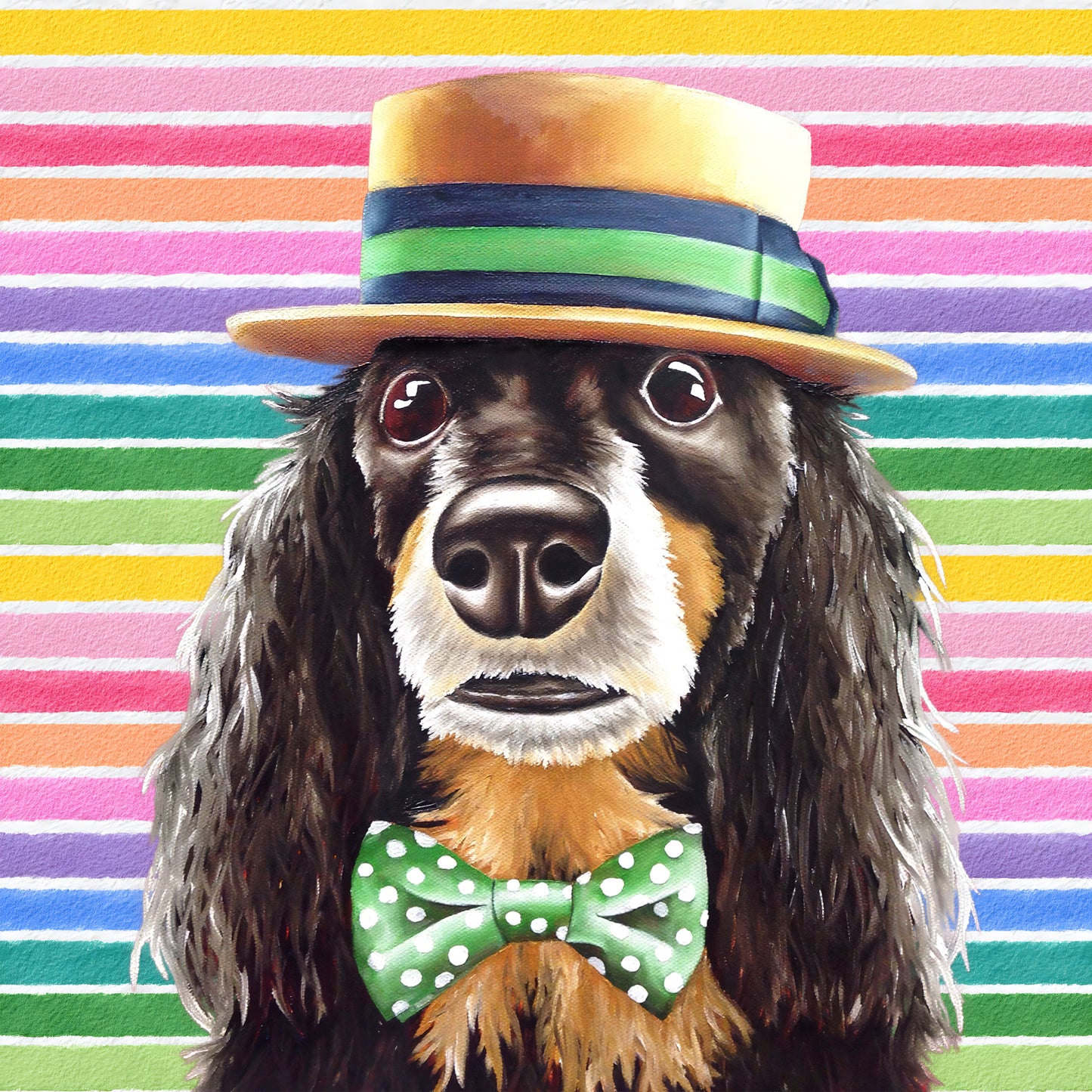 Clyde F In Full Color Flat Notecard