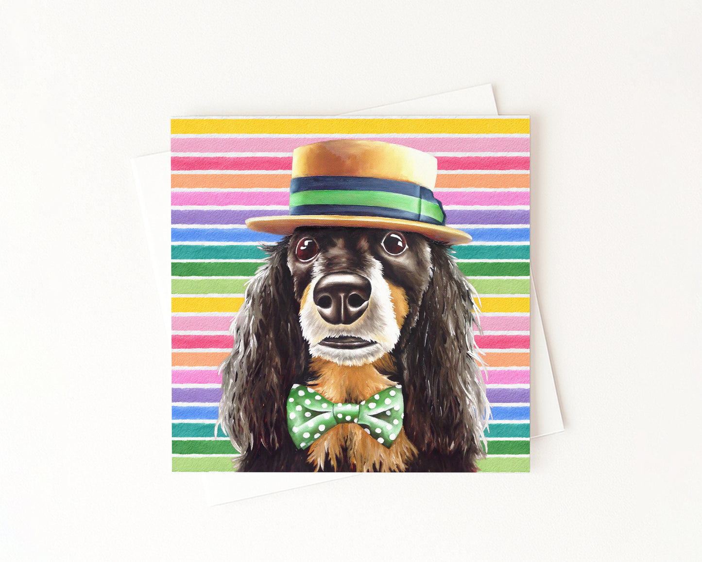 Clyde F In Full Color Flat Notecard