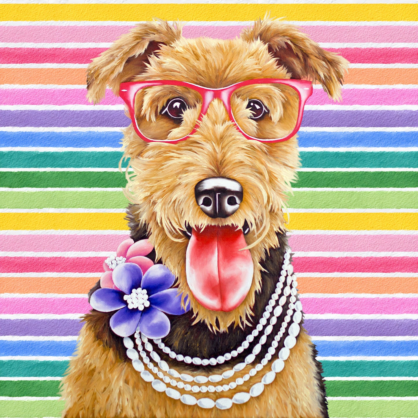 Daisy Dale In Full Color Flat Notecard