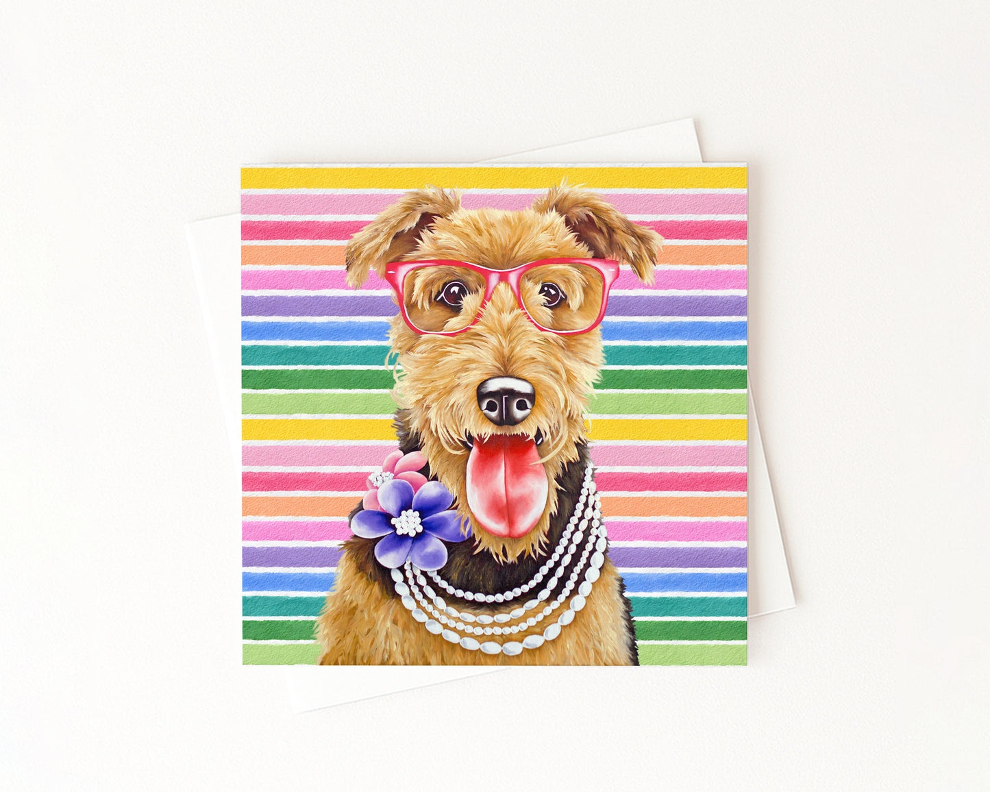 Daisy Dale In Full Color Flat Notecard