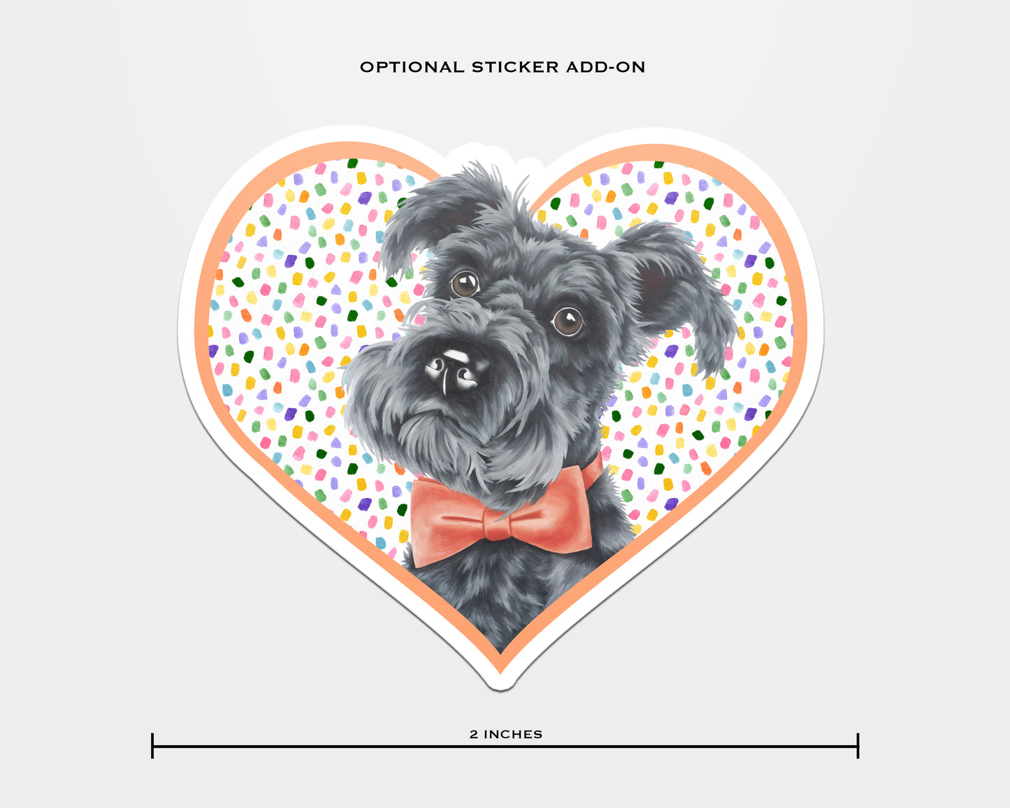 Dax In Full Color Flat Notecard