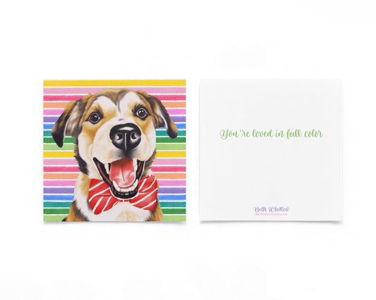 Ebi In Full Color Flat Notecard