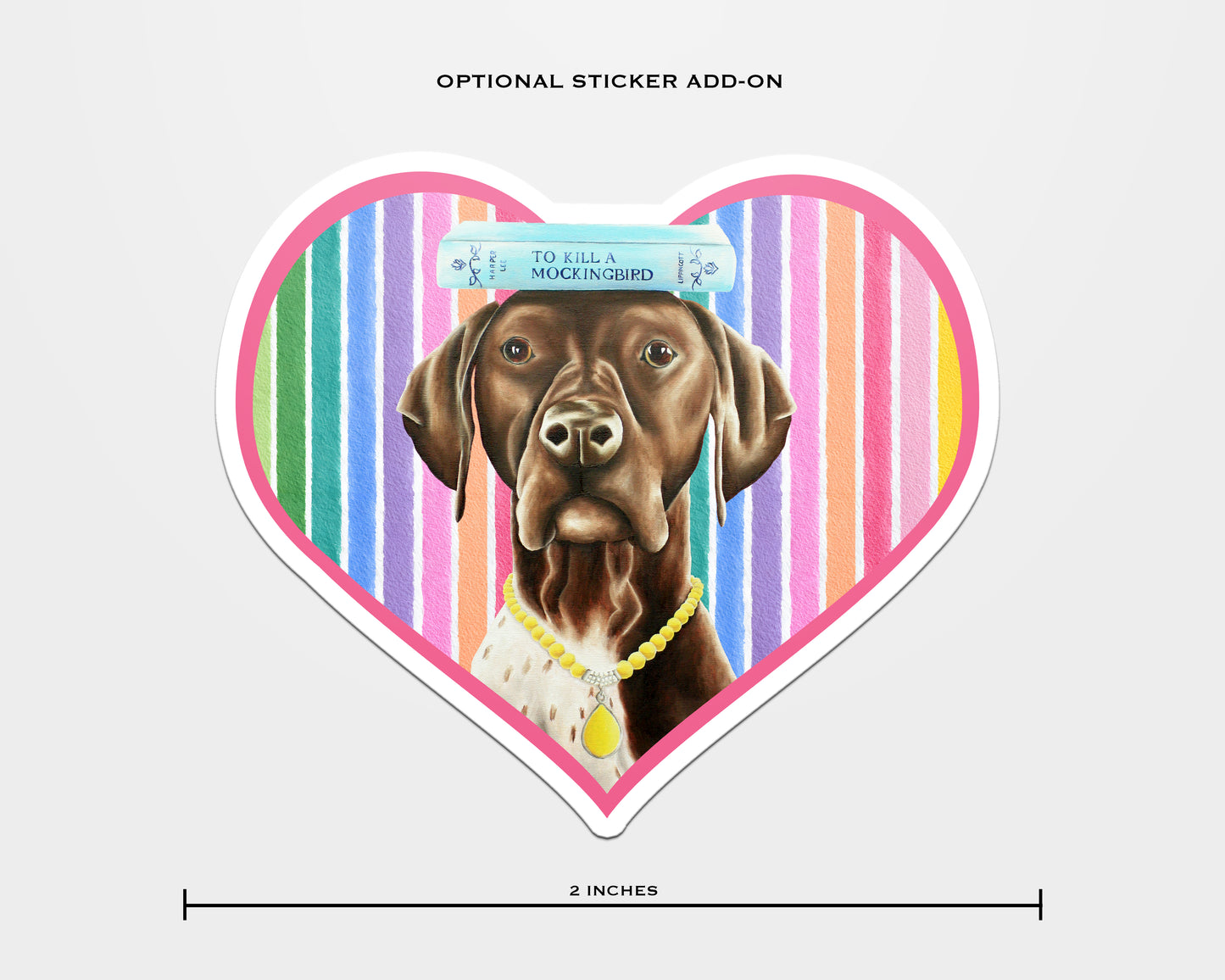 EmmyLou In Full Color Flat Notecard