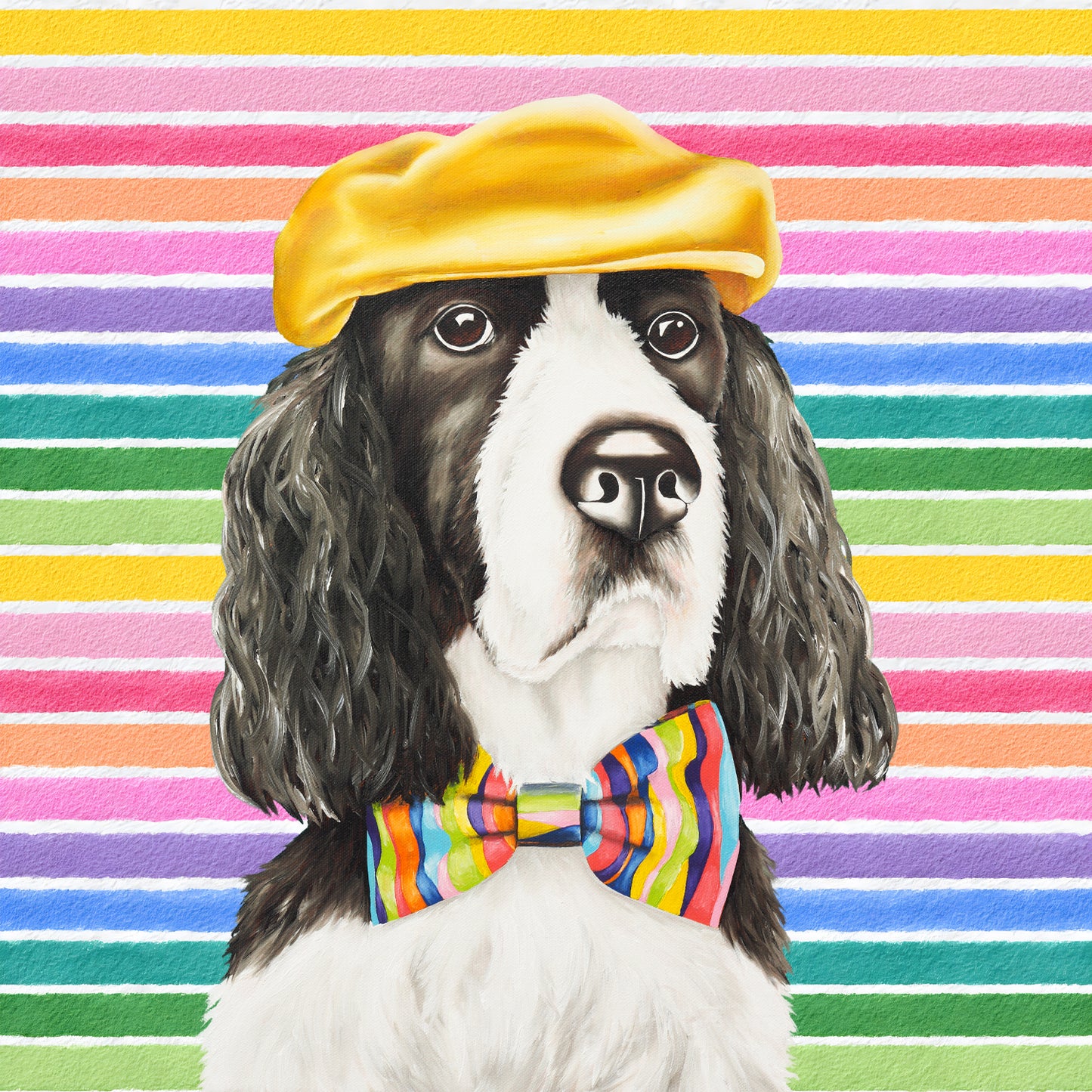 Fergus In Full Color Flat Notecard