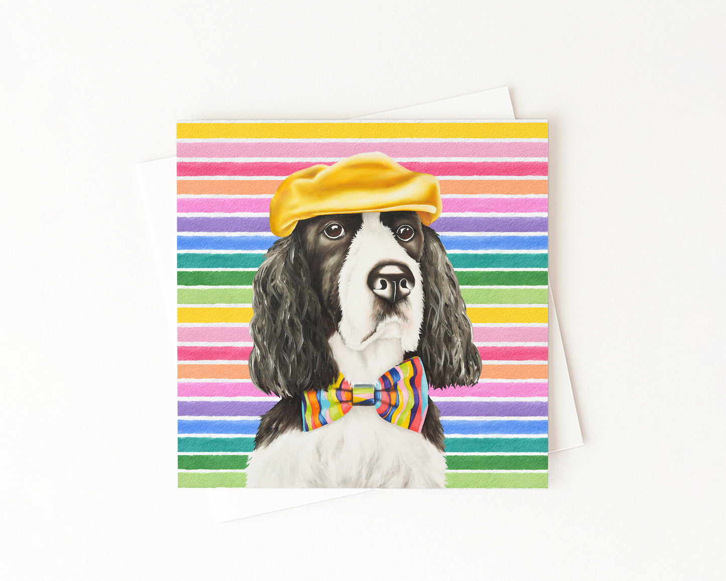 Fergus In Full Color Flat Notecard