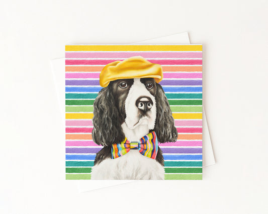 Fergus In Full Color Flat Notecard
