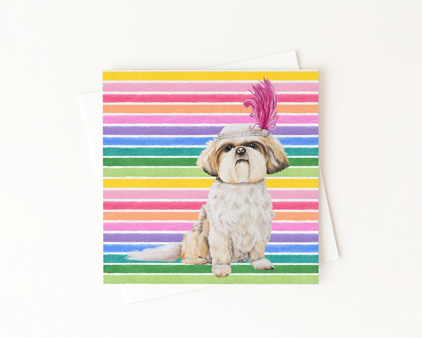 Gracie H In Full Color Flat Notecard
