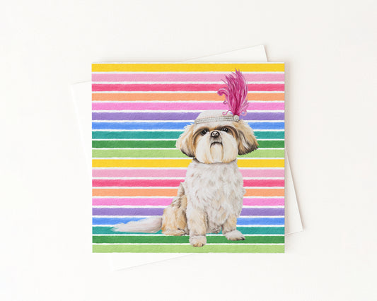Gracie H In Full Color Flat Notecard