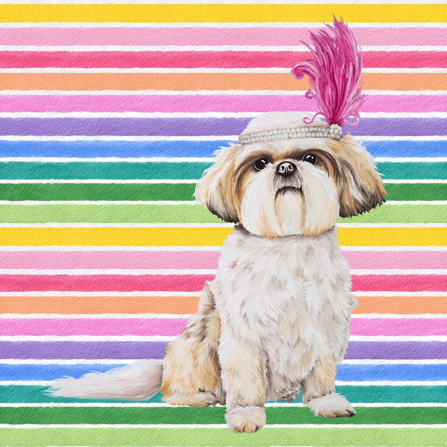 Gracie H In Full Color Flat Notecard