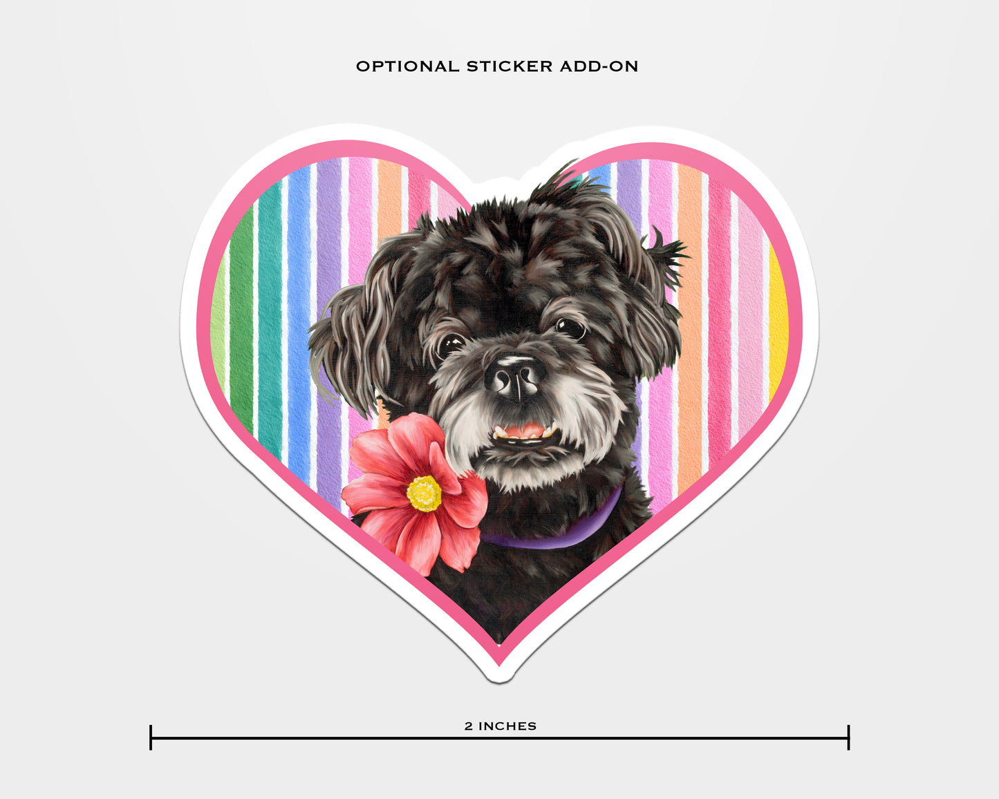 Gracie P In Full Color Flat Notecard