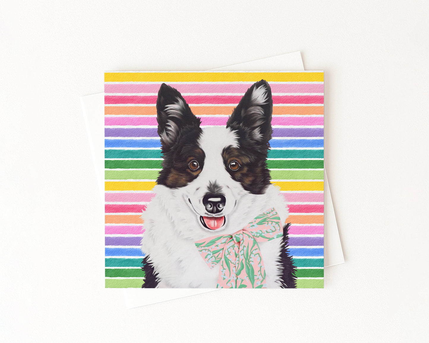 Hazel In Full Color Flat Notecard