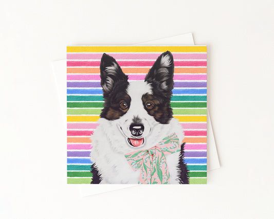 Hazel In Full Color Flat Notecard