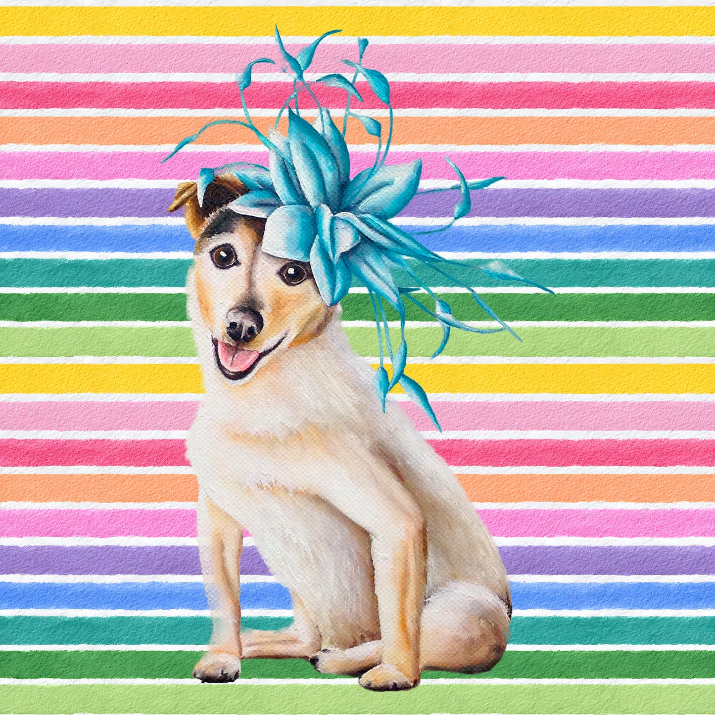 Harper In Full Color Flat Notecard
