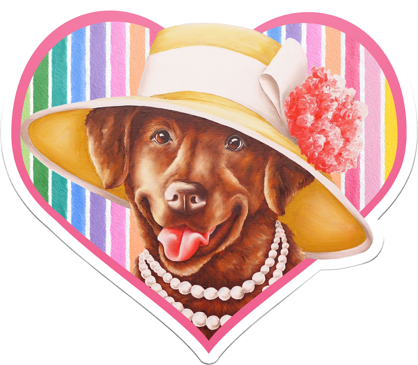 Hattie Ann In Full Color Sticker