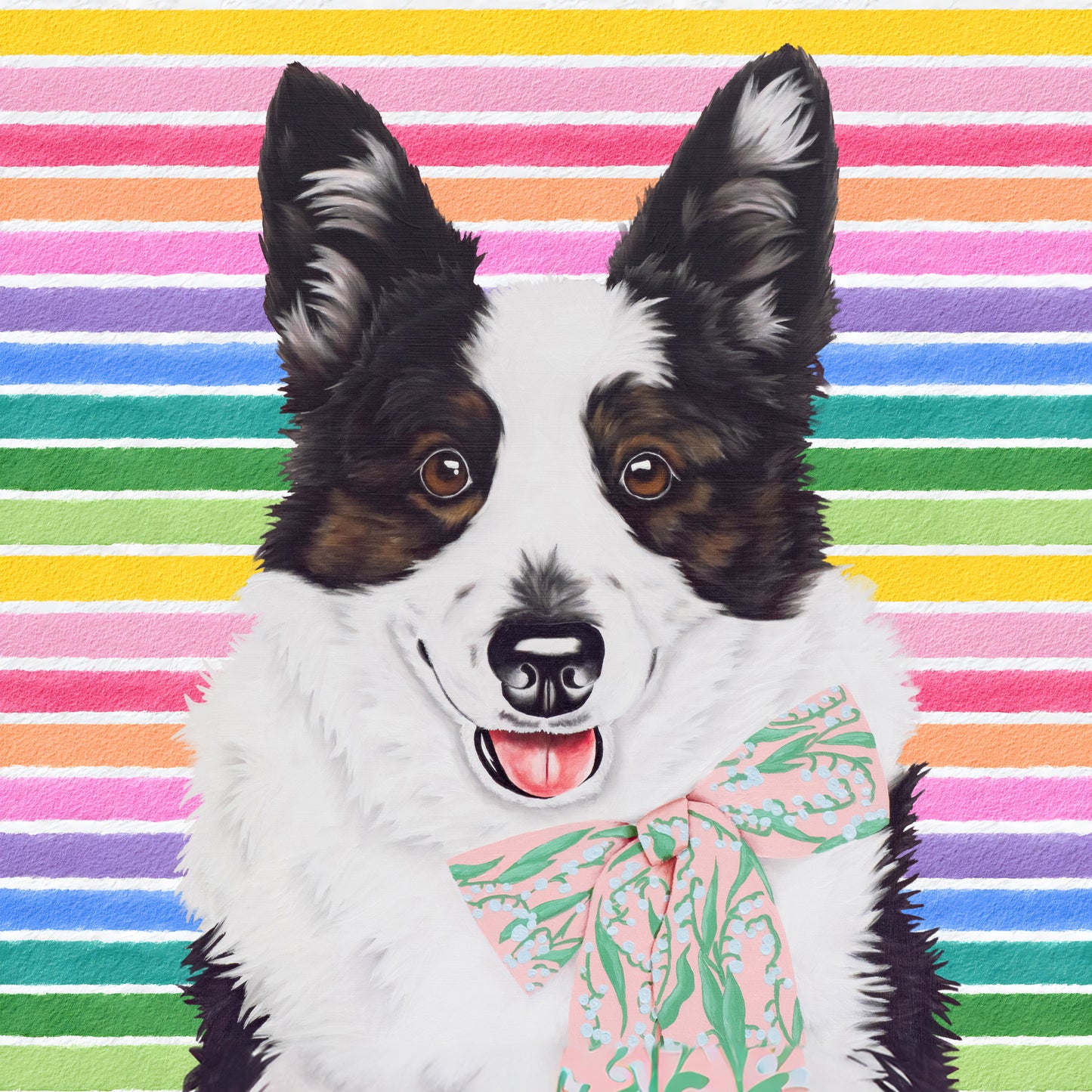 Hazel In Full Color Flat Notecard
