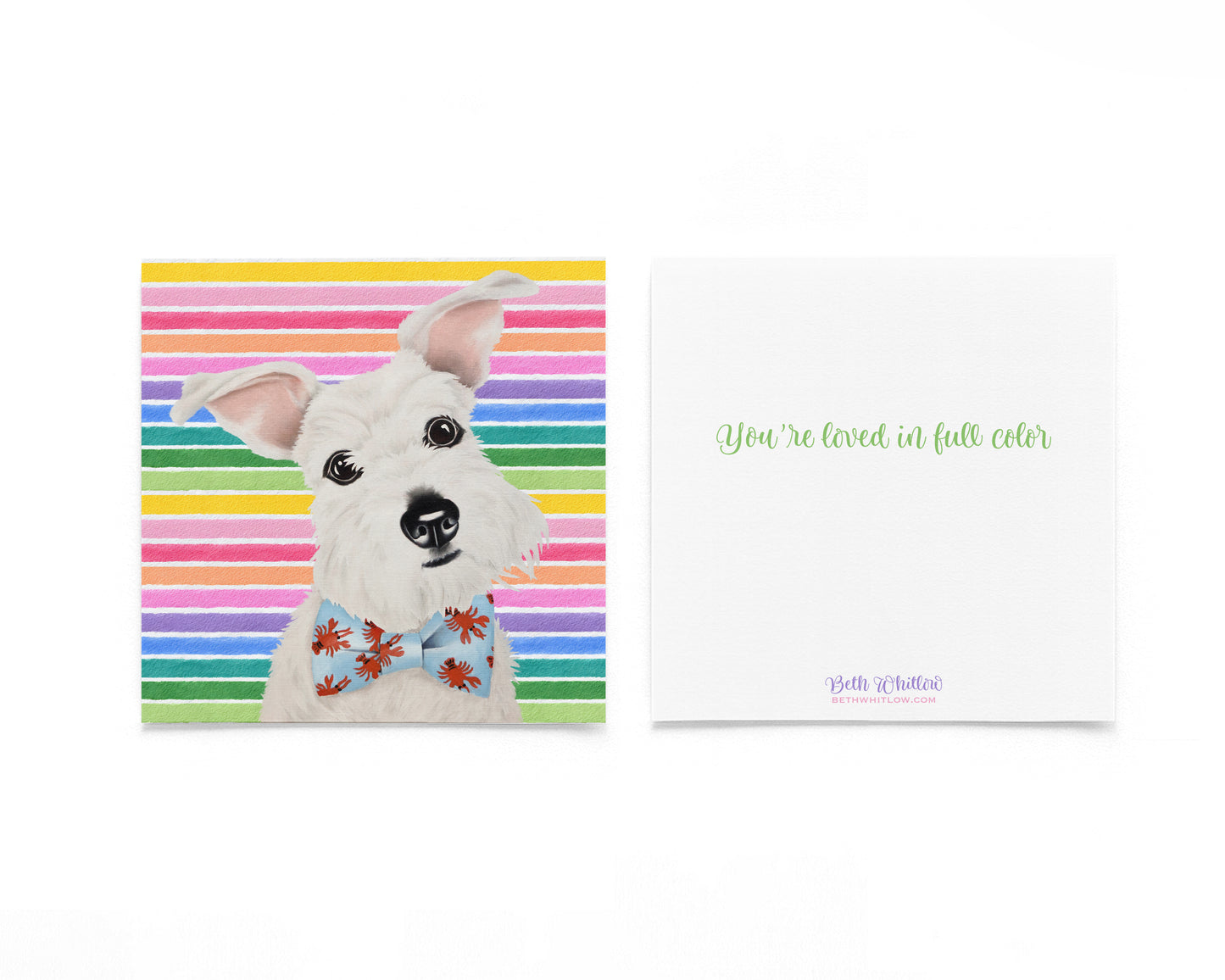 Kajun In Full Color Flat Notecard
